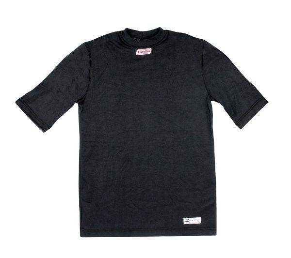 CARBONX SHORT SLEEVE SMALL UNDERWEAR TOP BLACK