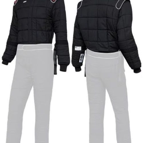 SFI-15 JACKET LARGE BLACK     – W/ ARM RESTRAINTS