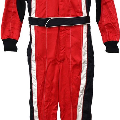 CROSSOVER SUIT X LARGE        – SFI-5 – BLACK / RED