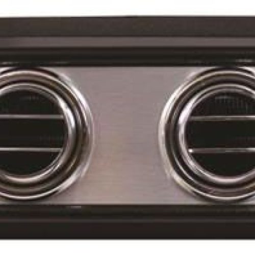 HERITAGE COOL ONLY  UNDERDASH BRUSHED ALUM FACE