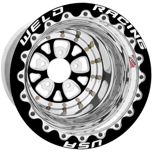 V-SERIES 15×10″ BLACK CENTRE  5×4.50″ 4.0″ B/S, BLACK MT SBL