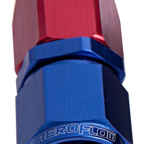 -6AN TAPER SERIES STRAIGHT HOSE END BLUE