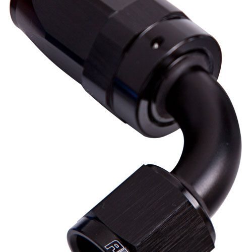 -6AN TAPER SERIES 90 DEGREE HOSE END BLACK