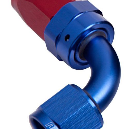 -10AN TAPER SERIES 90 DEGREE HOSE END BLUE