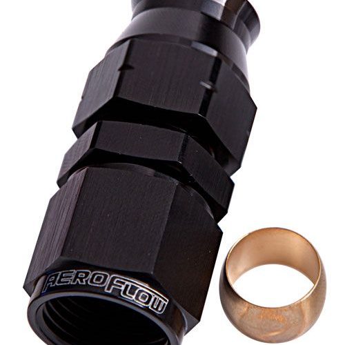 5/8″ HARD LINE TO -10AN FEMALEADAPTER BLACK w/ OLIVE