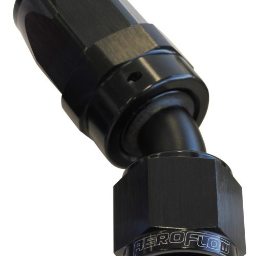 AF117-04BLK Aeroflow  4 An Taper Series 30 Degree Hose End Black
