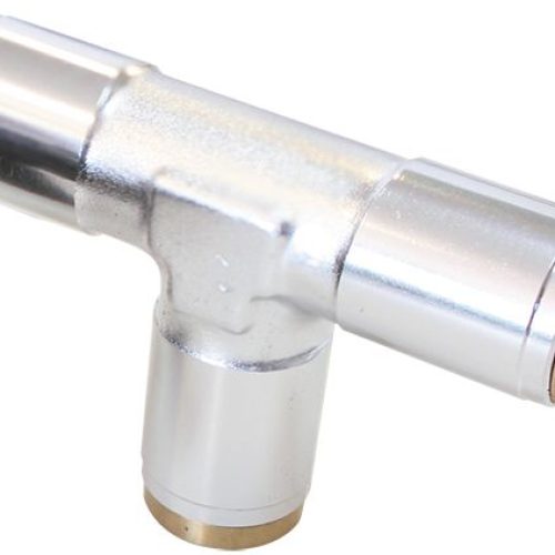 1/4″ TEE 120 SERIES NYLON     SILVER FITTING