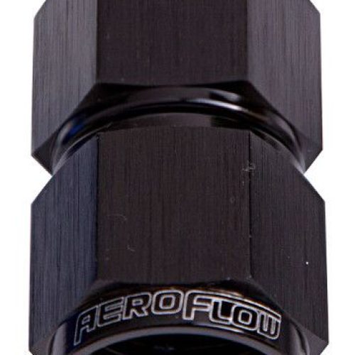 AF131-20BLK Aeroflow Straight Female Flare  20 An Black Coupler