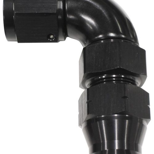 AF139-10BLK Aeroflow 5/8″ Tube 90 Deg Female  10 An Black Swivel Nut With Olive