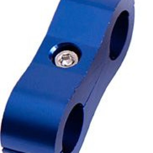 AF156-10 Aeroflow Billet Dual Hose Separator Blue 15.8 Mm Id Or 5/8″ Id