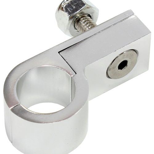 BILLET P STYLE CLAMP 3/16 LINESILVER 4.7MM ID OR 3/16″ 10PK