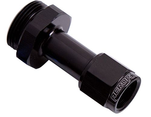 AF160-06-1BLK Aeroflow 6 An Holley Carb Inlet 4150 Black Swivel Nut (Pair)