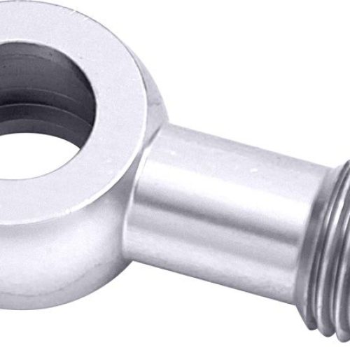 EDELBROCK CARB INLET BANJO    SILVER 5/8-20 TO MALE -6AN
