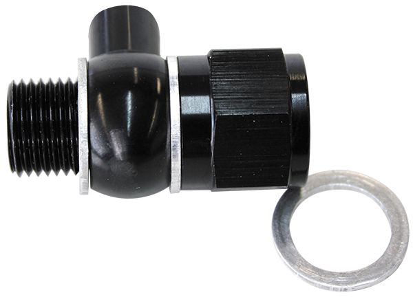 AF166-05-02BLK Aeroflow Ls Chevy Oil Pressure Adapter Allows 1/8" Npt Aux Port