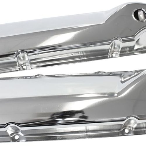 302 351C FORD STEEL VALVE COVERS CHROME NO LOGO
