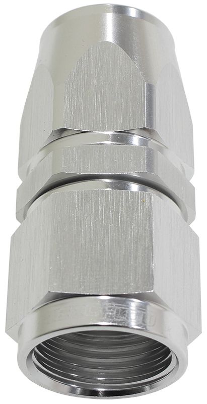 ALLOY STRAIGHT HOSE END -20AN SILVER SWIVEL NUT SUIT TEFLON