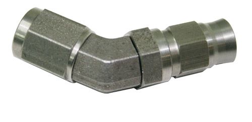 Stainless 45 Deg Hose End suit -3 Teflon Hose
