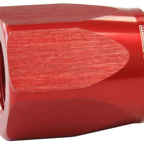 AF298-12DR Aeroflow Hose End Socket Alloy  12 An Red Suit Braided Hose