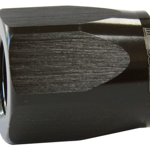 AF298-16DBLK Aeroflow Hose End Socket Alloy  16 An Black Suit Braided Hose