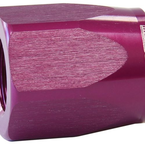 AF298-16DPUR Aeroflow Hose End Socket Alloy  16 An Purple Suit Braided Hose