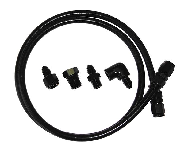 AF30-4003BLK Aeroflow 4 An X 3ft Black Braided Line With Fittings Included
