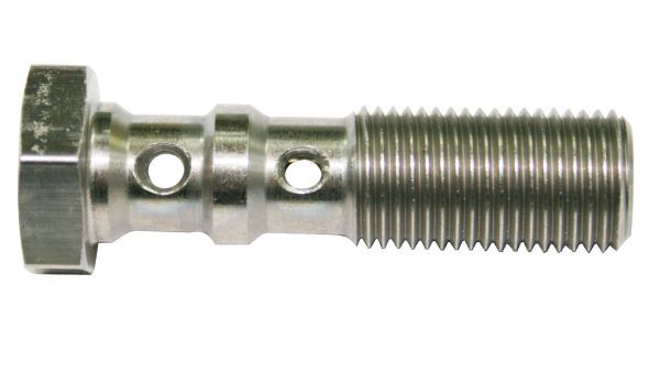 AF307-04L Aeroflow Double Banjo Bolt M12 X 1.25 Mmstainless 39 Mm Long