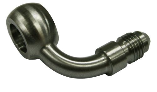 -4AN 90 DEG BANJO 12MM STAINLESS