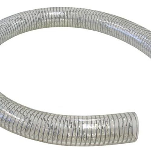 REINFORCED CLEAR PVC          BREATHER HOSE ID 32MM 1-1/4″