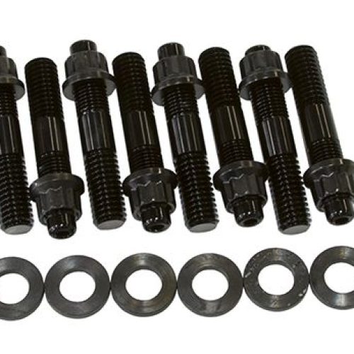 BLOWER STUD KIT BLACK STUDS BLACK FINISH 2.5″ OAL