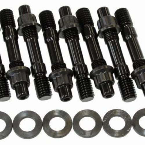 BLOWER STUD KIT BLACK STUDS BLACK FINISH 2.9″ OAL