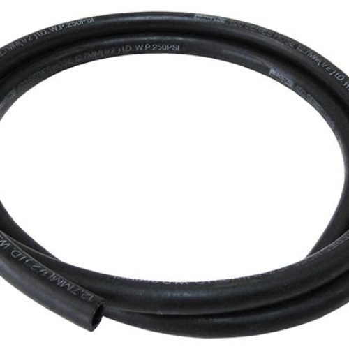BLACK PUSH LOCK HOSE -12  3/4″1M RUBBER 19mm ID 26mm OD
