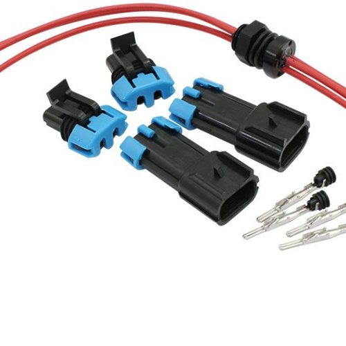 AF49-4047 Aeroflow 3 Wire Electrical Terminal Red Bulkhead Single Positive