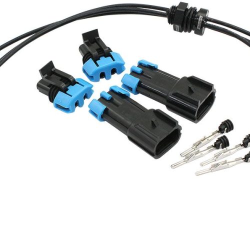 AF49-4048 Aeroflow 3 Wire Electrical Terminal Black Bulkhead Single Negative