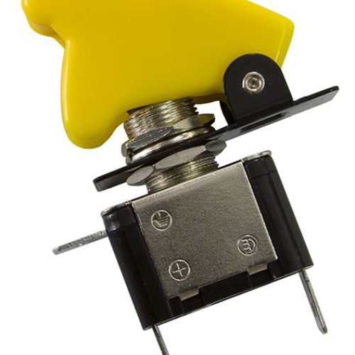 YELLOW LED MISSILE SWITCH LED ACTIVATED WHEN ON
