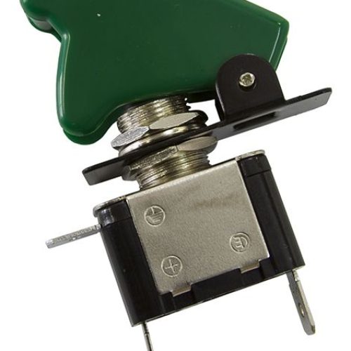 GREEN LED MISSILE SWITCH LED ACTIVATED WHEN ON