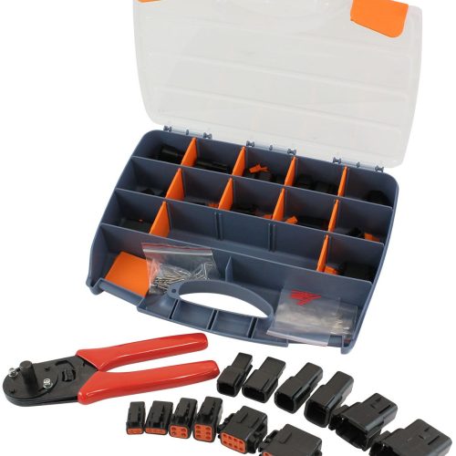 AF49-9100-KIT Aeroflow Weathertight Dtm Connector Kitdeutsch Dtm Style Black