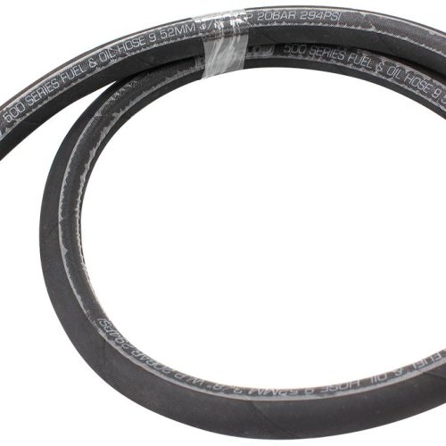BLACK PUSH LOCK HOSE -5  5/16″1M RUBBER 7.9mm ID 14.3mm OD