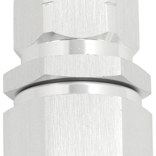 STEPPED STRAIGHT END -8 HOSE  TO -10AN REDUCER HOSE END SILV
