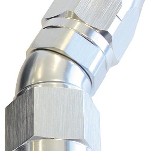 ALLOY 30 DEG HOSE END -12AN   SILVER CUTTER STYLE FULL FLOW