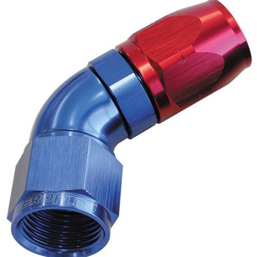ALLOY 60 DEG HOSE END -4AN    BLUE CUTTER STYLE FULL FLOW
