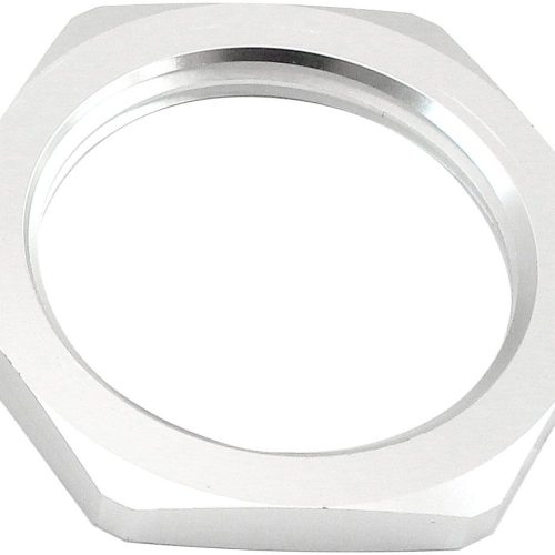 REPLACEMENT -12AN JAM NUT FULLFLOW BULKHEAD SILVER HALF NUT