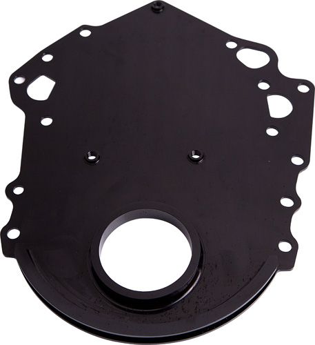 BILLET TIMING COVER 302 351C BLACK