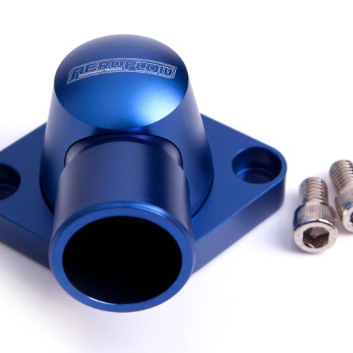 BILLET THERMOSTAT HOUSING SBC BBC HOLDEN BLUE SWIVEL