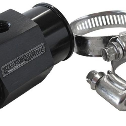 1-11/32″ 34mm WATER TEMP HOSE ADAPTER w/ 1/8″ NPT GAUGE PORT