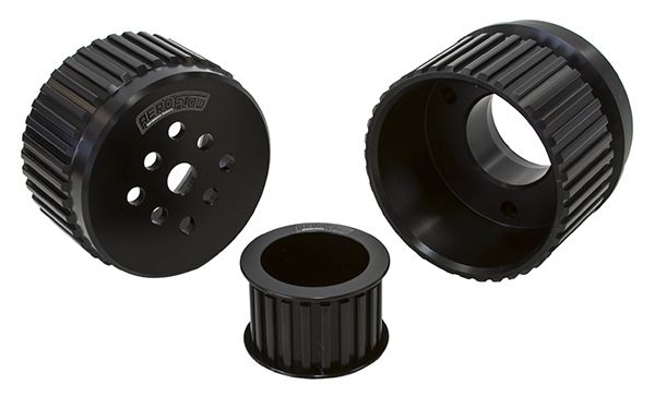 GILMER DRIVE KIT - BLACK CHEV V8 WITH LONG W/PUMP