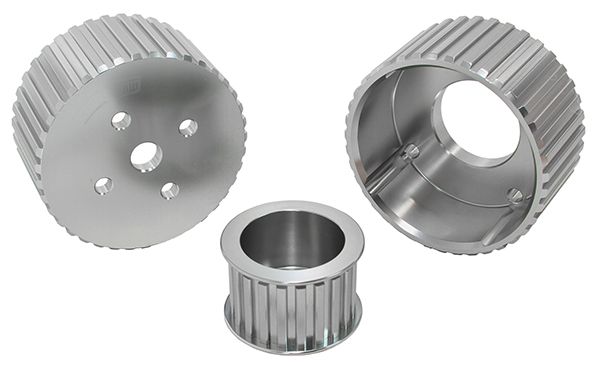 AF64-3003 Aeroflow Gilmer Drive Kit Silver Holden 253 308 V8