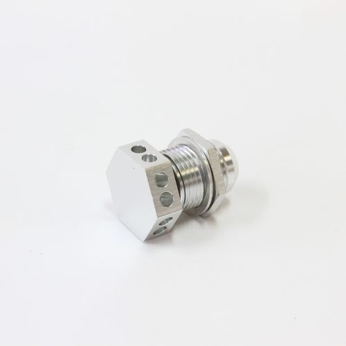 BOLT IN -10AN BREATHER CAST ORFABRICATED COVERS SILVER