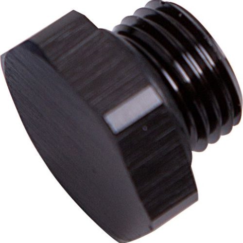 ORB HEX PORT PLUG -16AN       BLACK FINISH