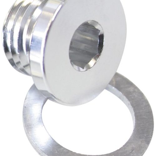 METRIC PORT PLUG M12 X 1.5    SILVER LOW PROFILE HEX PLUG