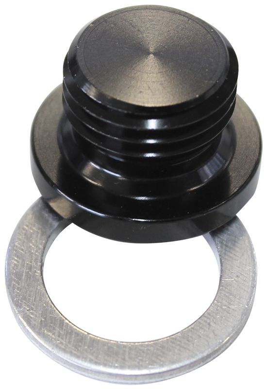 AF814-M14BLK Aeroflow Metric Port Plug M14 X 1.5 Black Low Profile Hex Plug